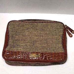 Samantha Brown Tweed Accessories Travel Bag for Jewelry, Cosmetic or Anything